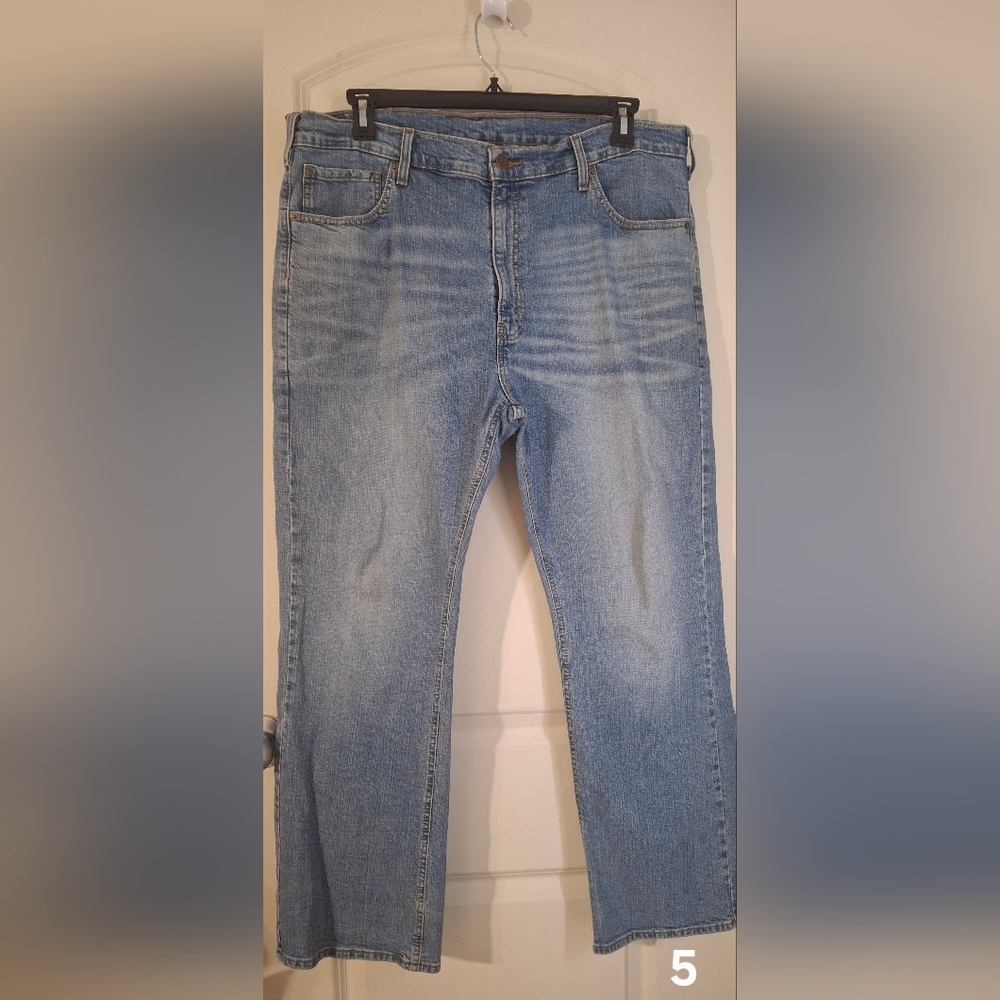 Signature Levis Stratus Men's Classic Blue Denim Jeans 40x30 Casual Work Street